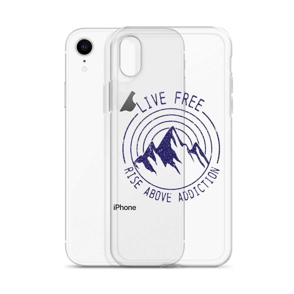 Live Free - Clear Case for iPhone® - The Recovery Collection