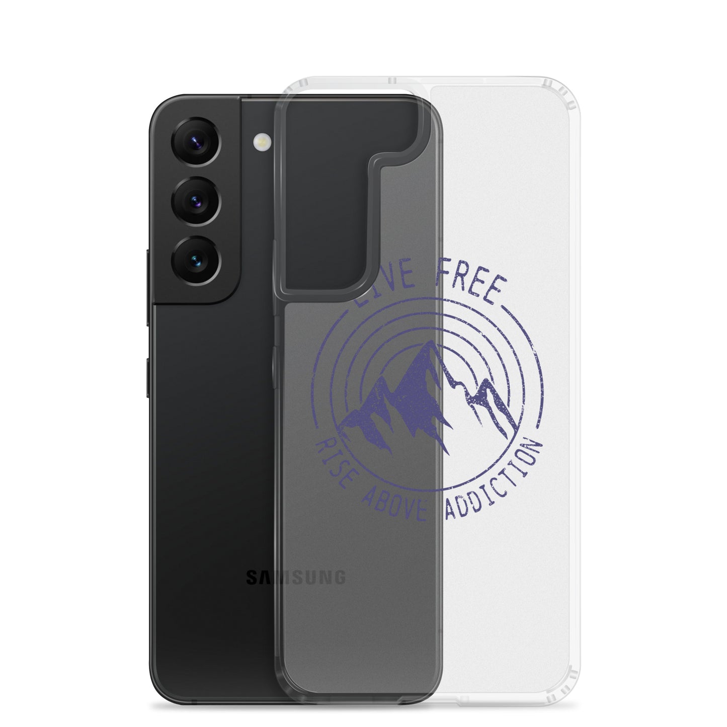 Live free - Clear Case for Samsung® - The Recovery Collection