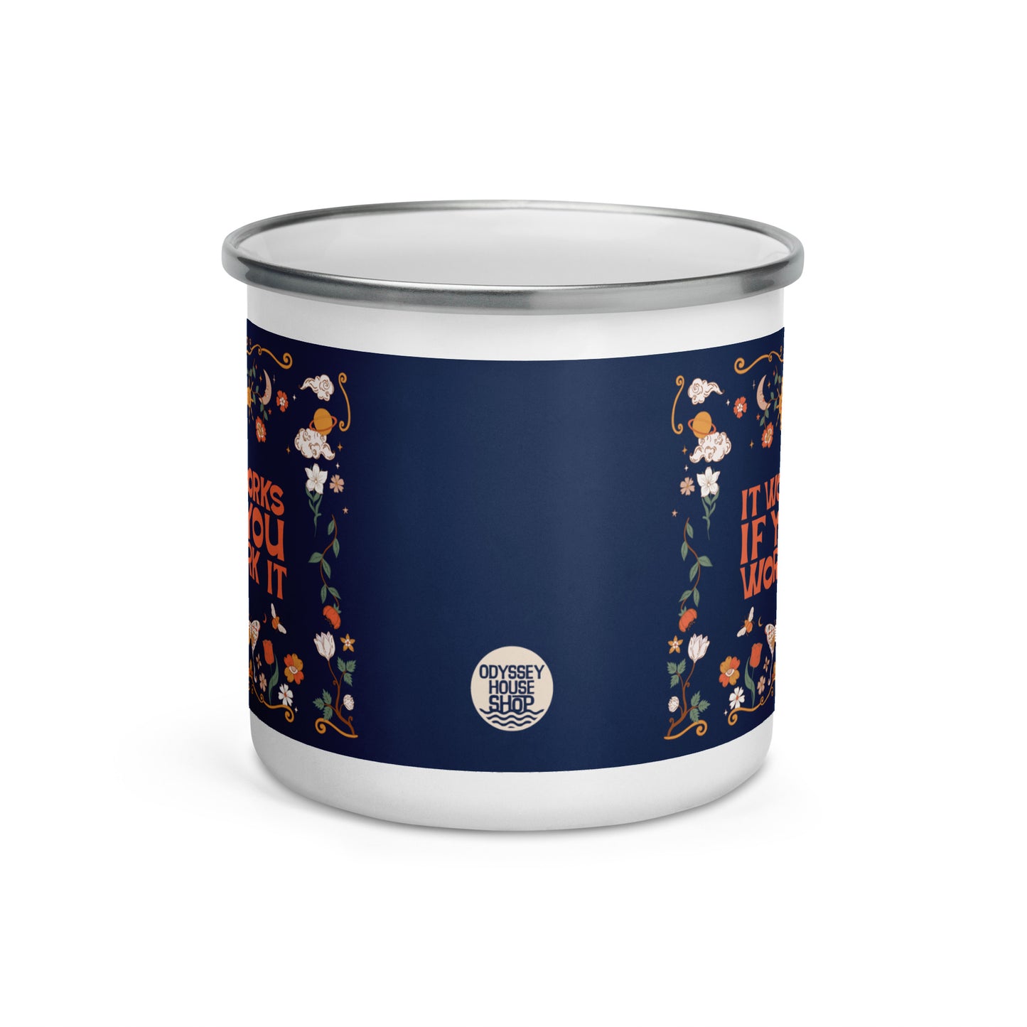 It works if you work it Maxim Enamel Mug