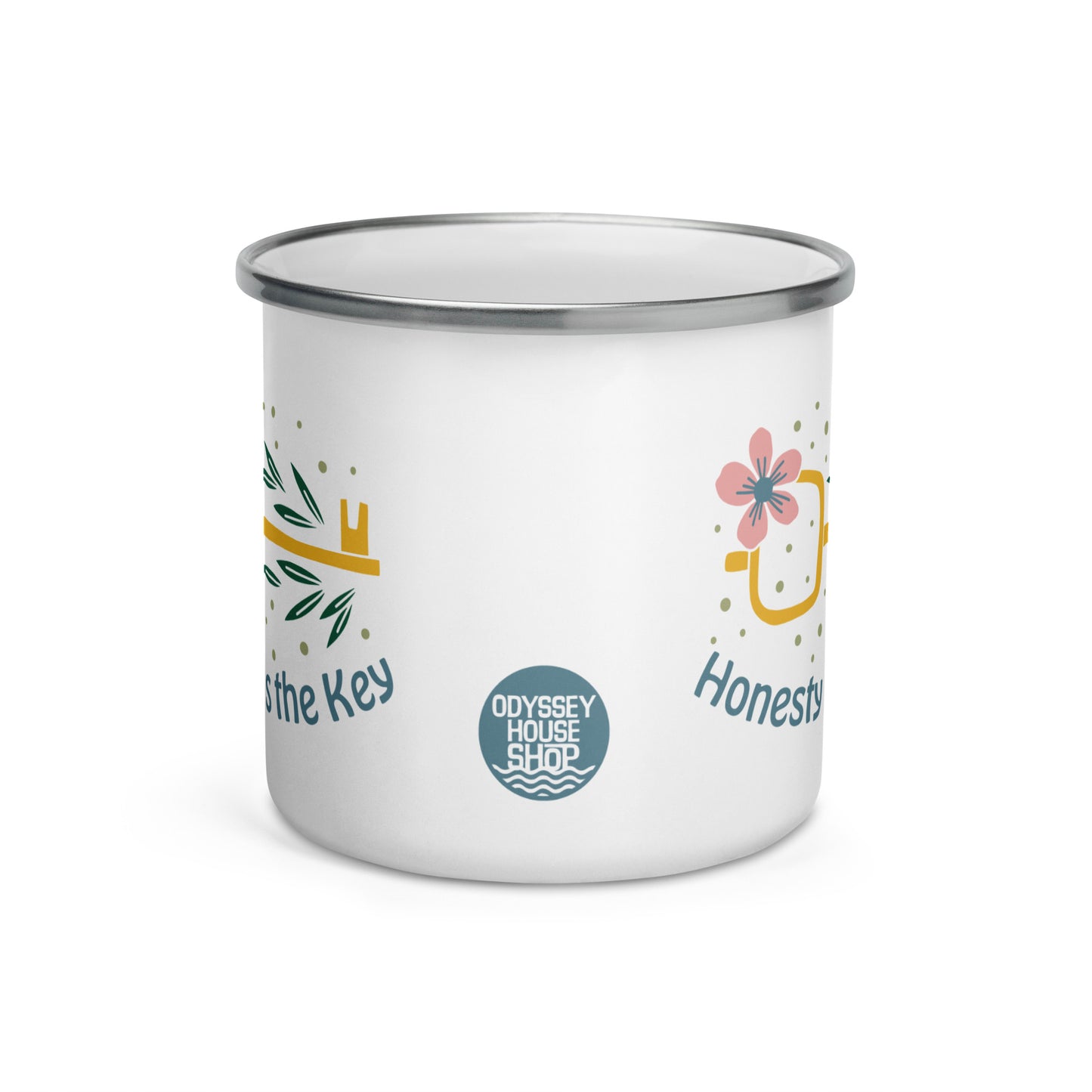 Honesty is the Key Maxim Enamel Mug