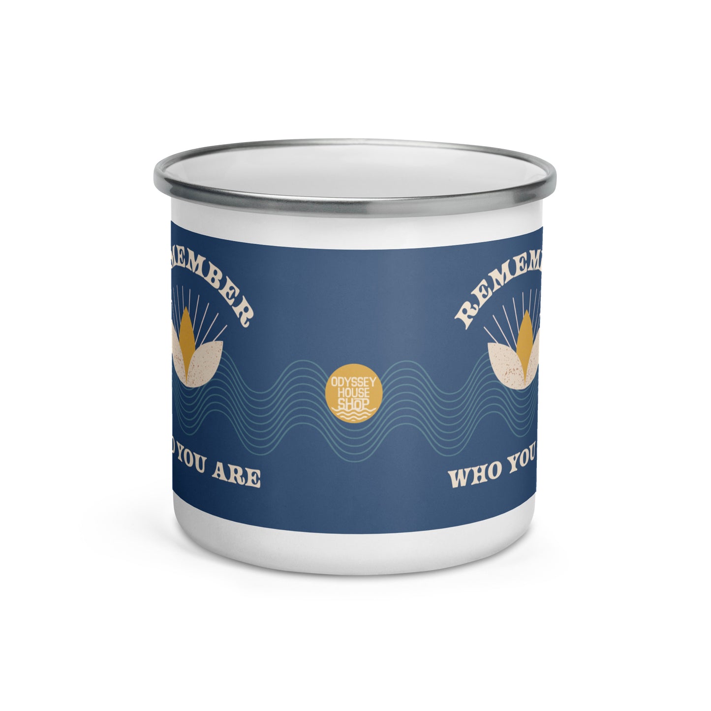 Remember Who You Are Maxim Enamel Mug