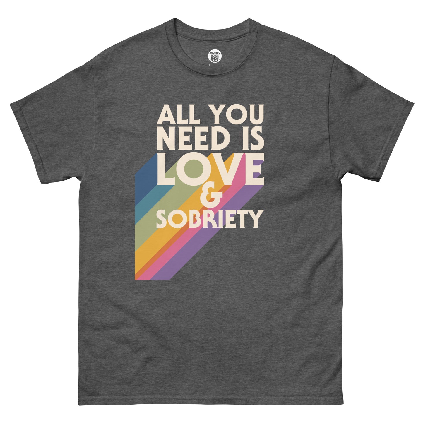 I Love Recovery - All You Need Is Love Light - Men's classic tee