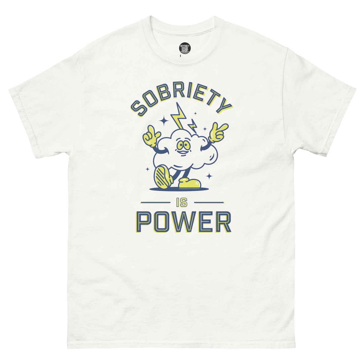 Sobriety is Power Men's classic tee - The Recovery Collection