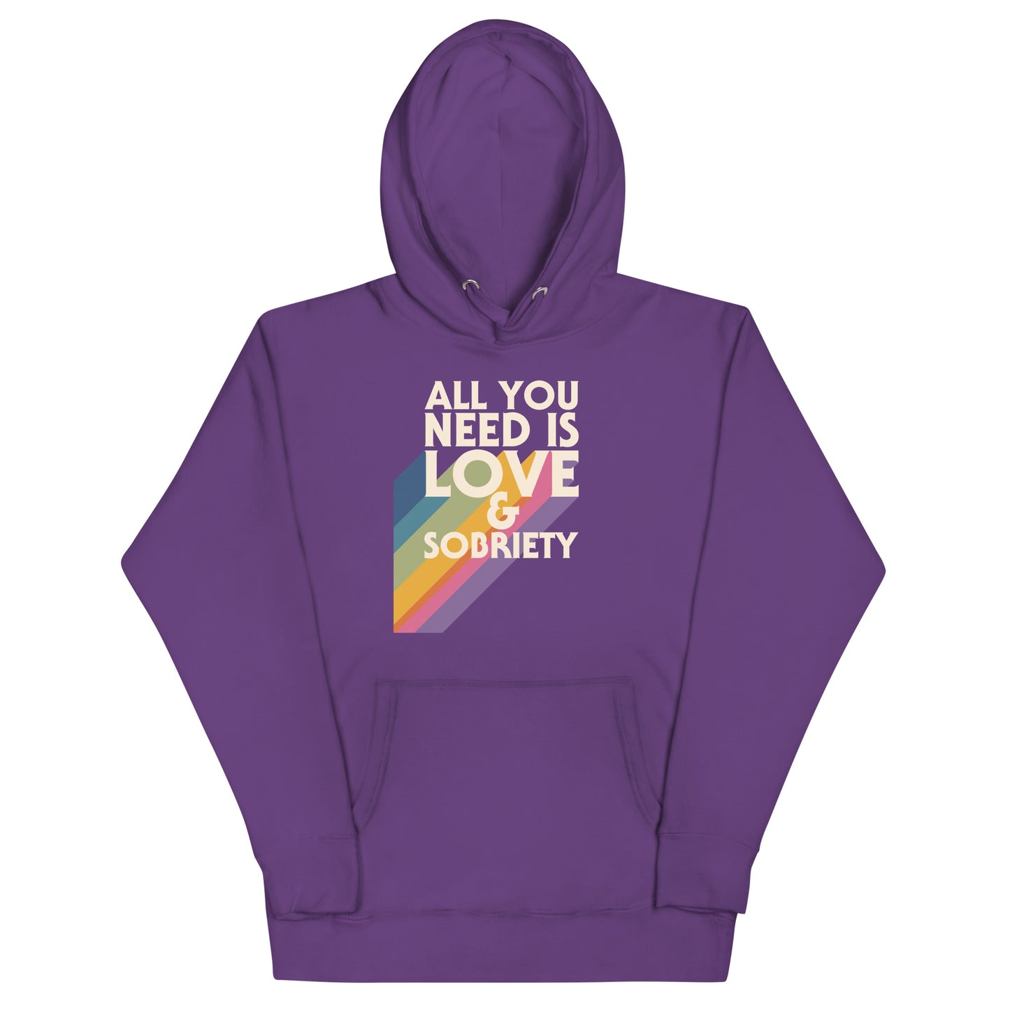 I Love Recovery - All You Need Is Love - Unisex Hoodie