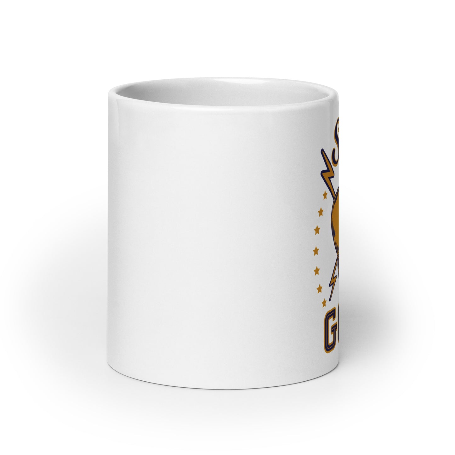 SOBER GOAT White glossy mug - The recovery Collection