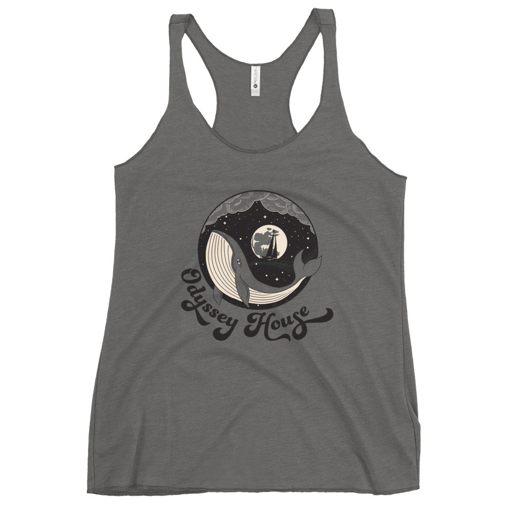 Odyssey House Space Whale Women's Racerback Tank