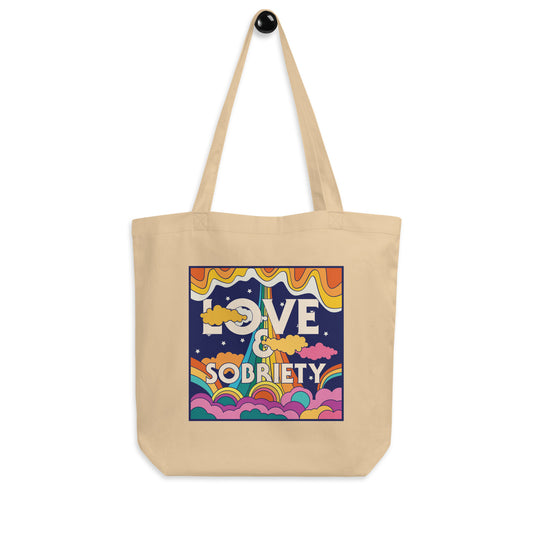 I Love Recovery - Love and Sobriety - Eco Tote Bag