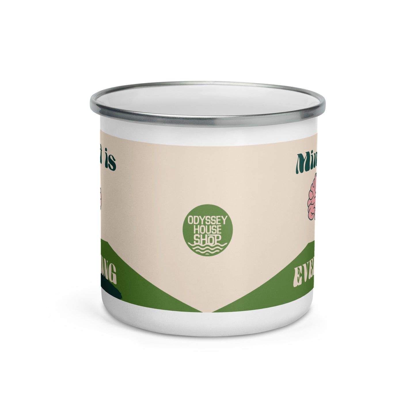 Recovery Inspiration - Mindset is Everything Enamel Mug