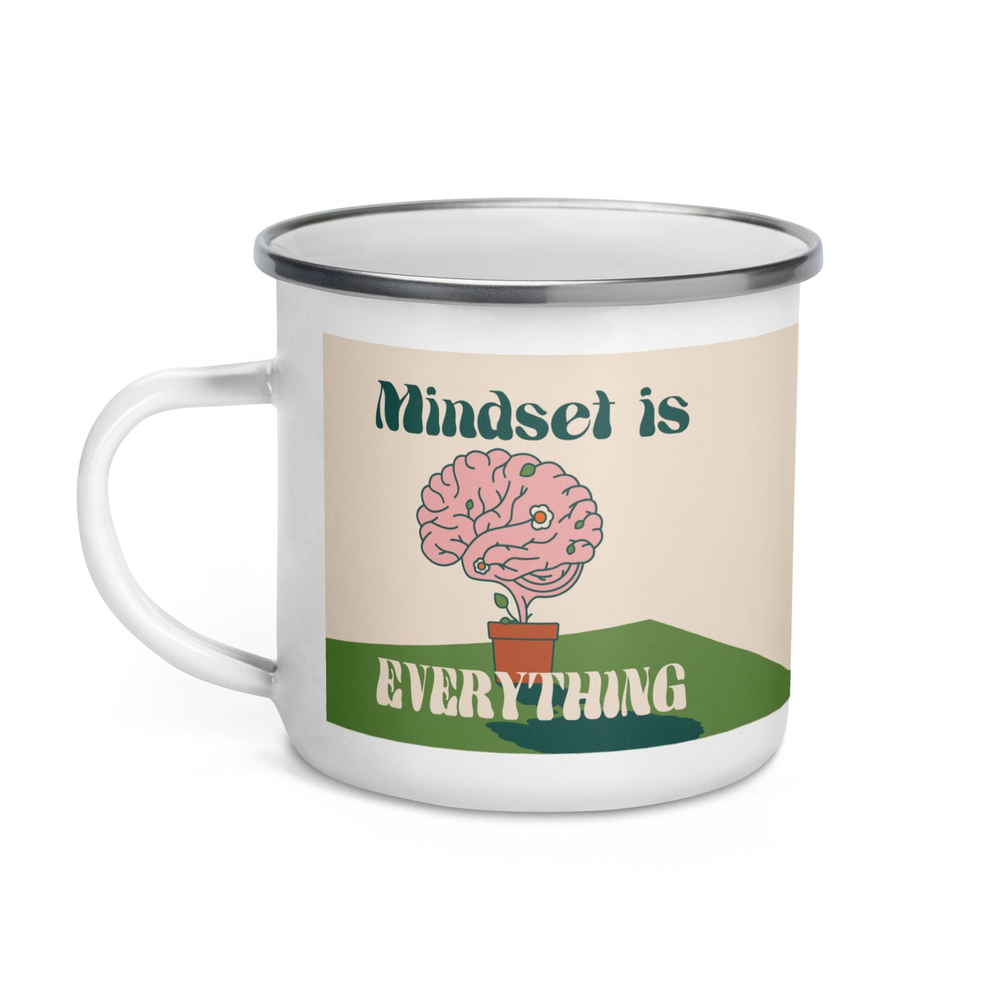 Recovery Inspiration - Mindset is Everything Enamel Mug