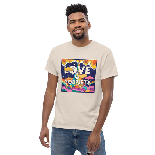I Love Recovery - Love and Sobriety - Men's classic tee