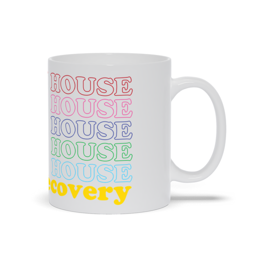 Colorful Odyssey House Mug