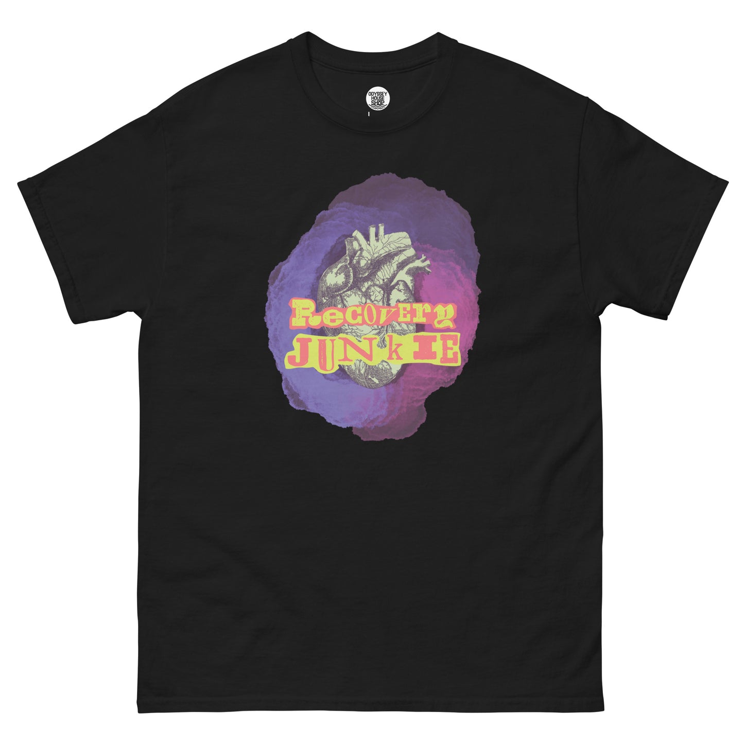 Recovery Junkie Bleeding Heart - Men's classic tee