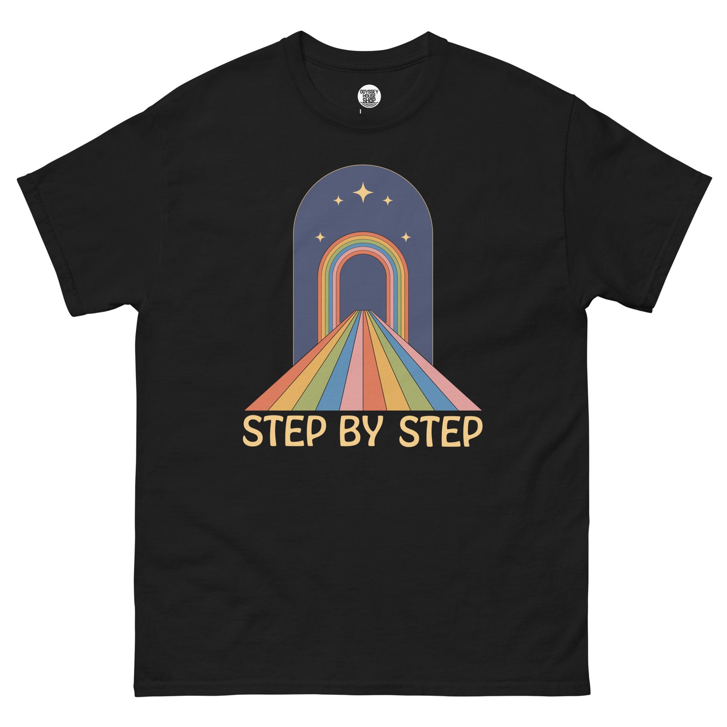 Step By Step Maxim Dark Men's classic tee
