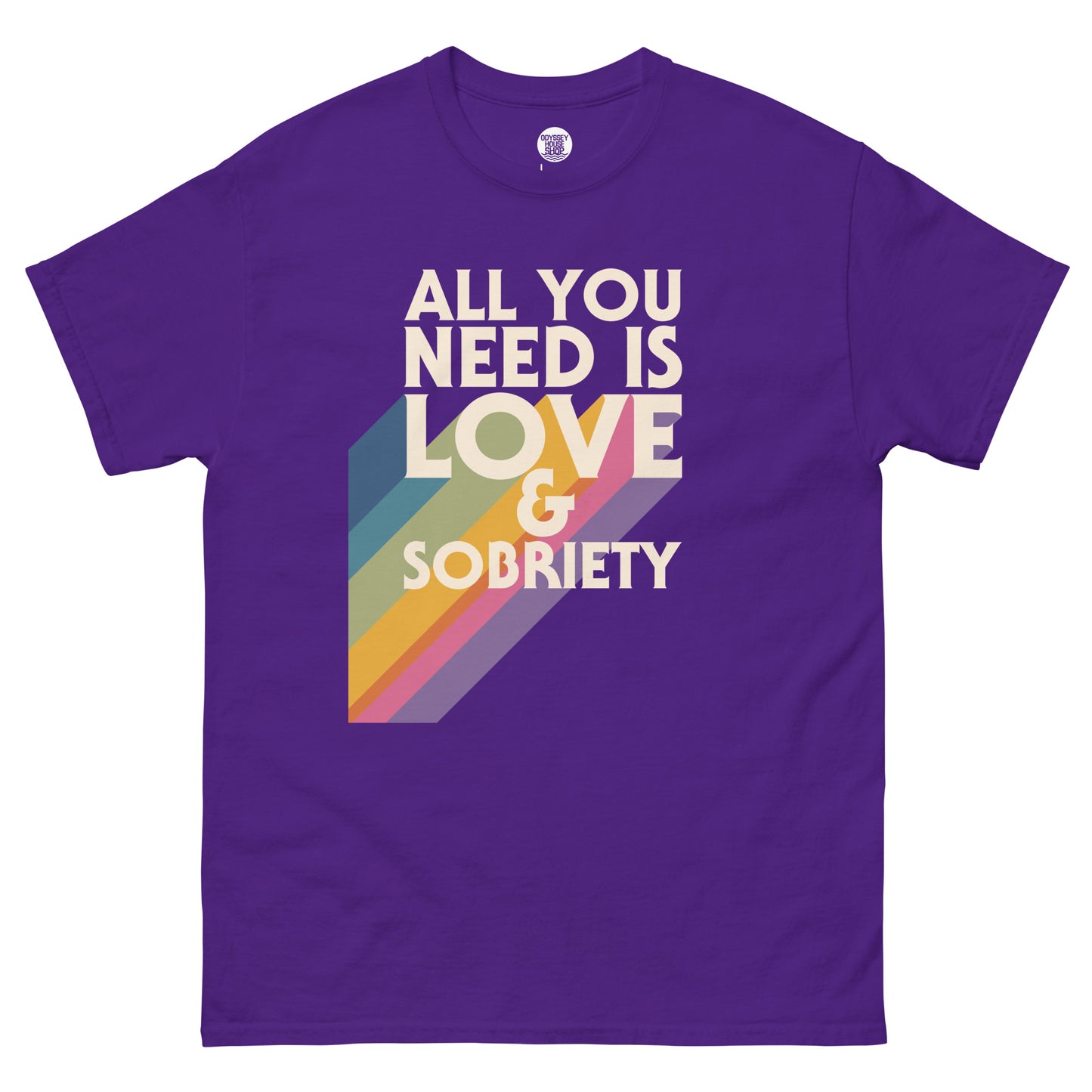 I Love Recovery - All You Need Is Love Light - Men's classic tee