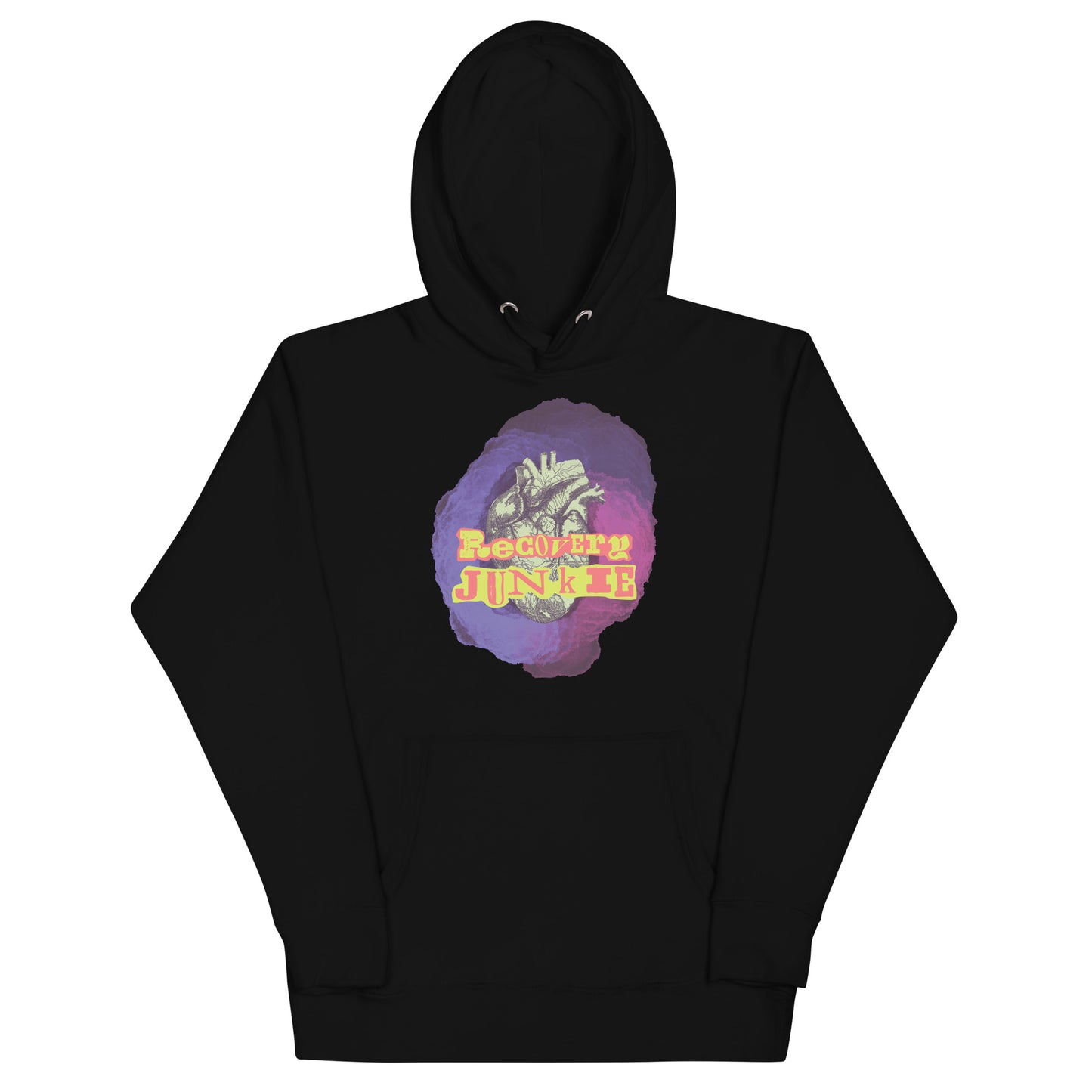 Recovery Junkie Bleeding Heart - Unisex Hoodie