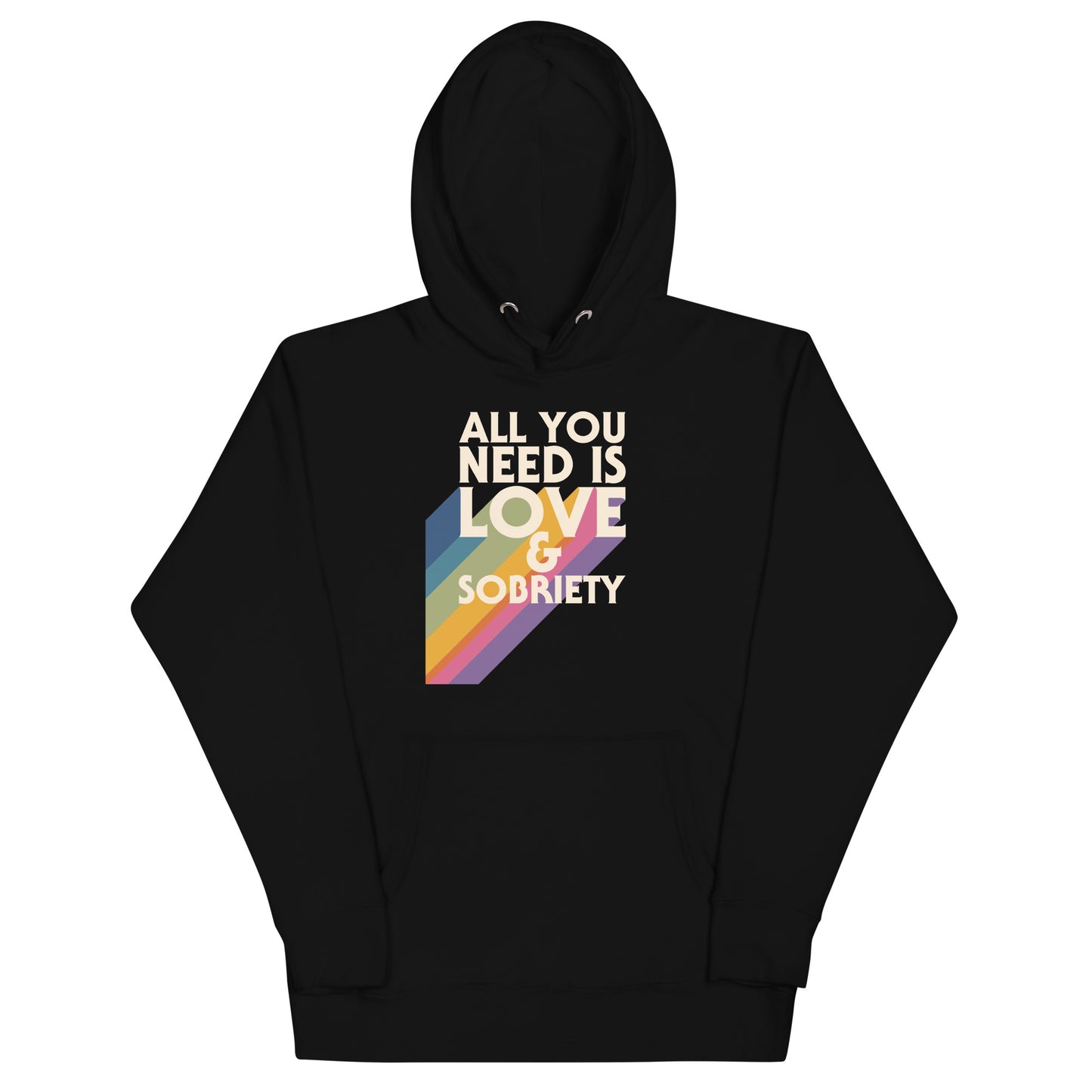 I Love Recovery - All You Need Is Love - Unisex Hoodie