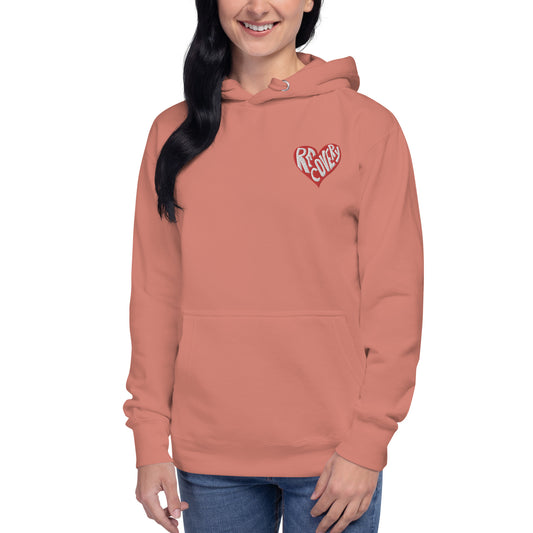 I Love Recovery Heart - Unisex Hoodie