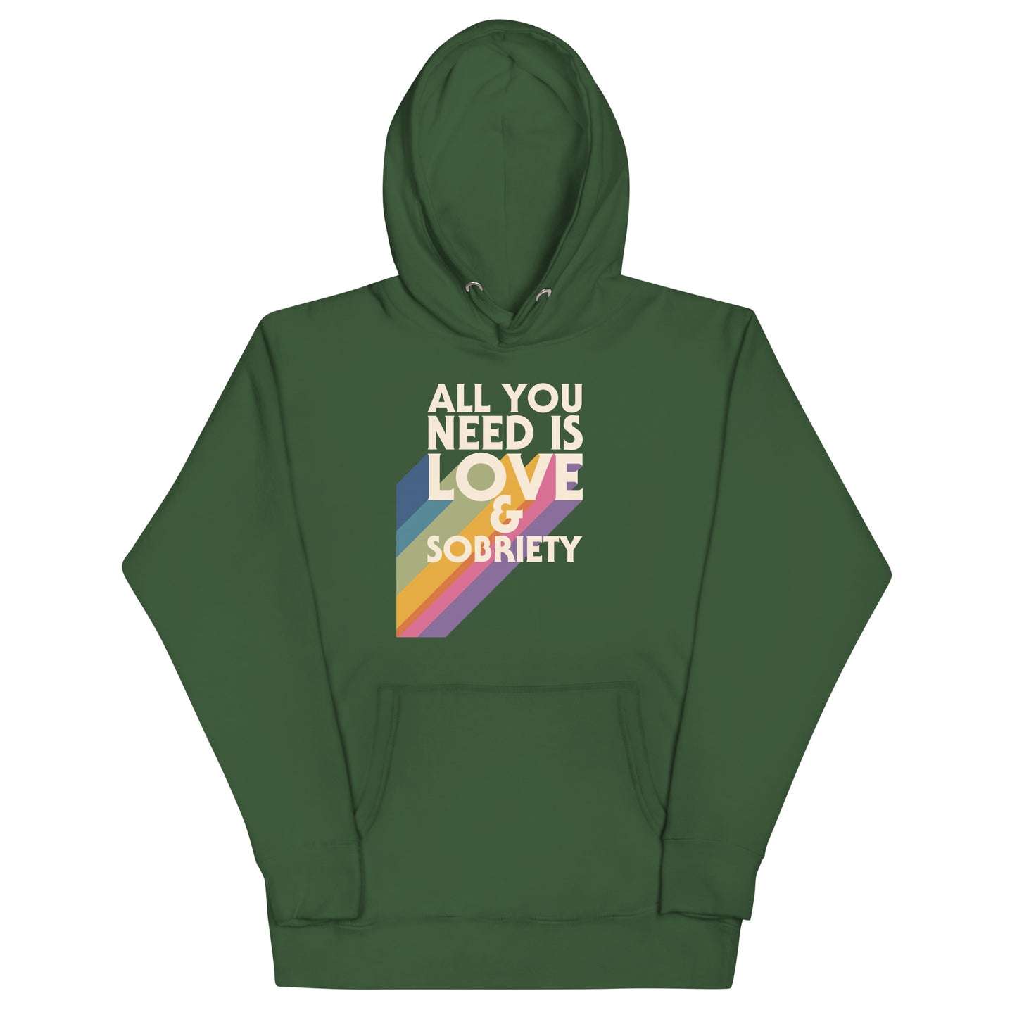I Love Recovery - All You Need Is Love - Unisex Hoodie