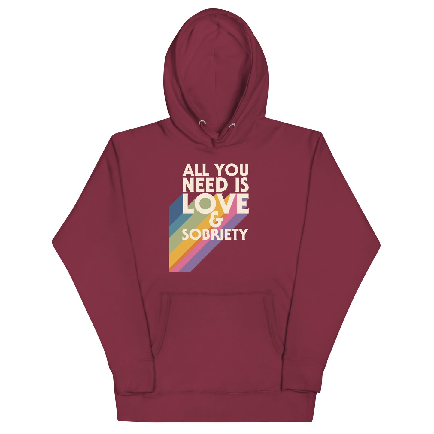 I Love Recovery - All You Need Is Love - Unisex Hoodie