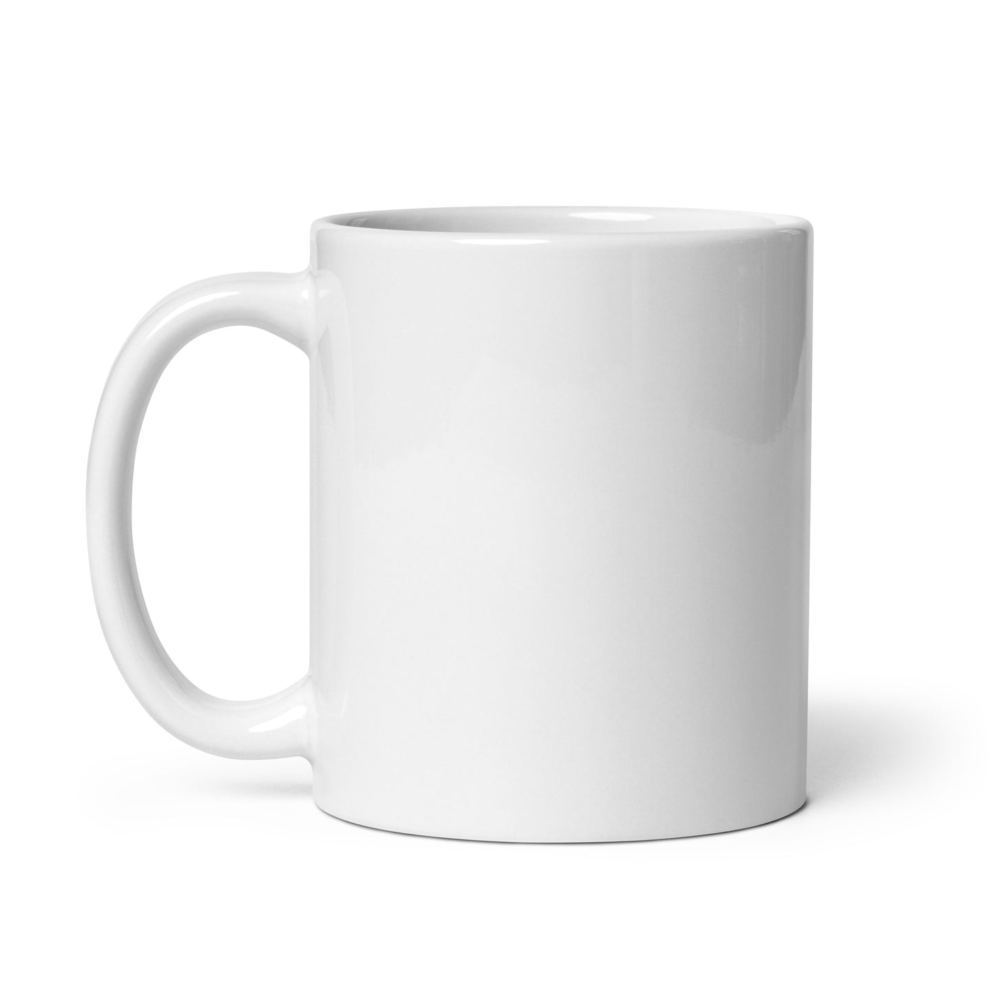 Live Free and Rise Above Addiction White glossy mug - The Recovery Collection