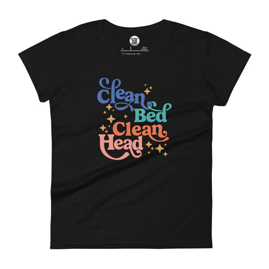 Clean Bed Clean Head Maxim Women's short sleeve t-shirt