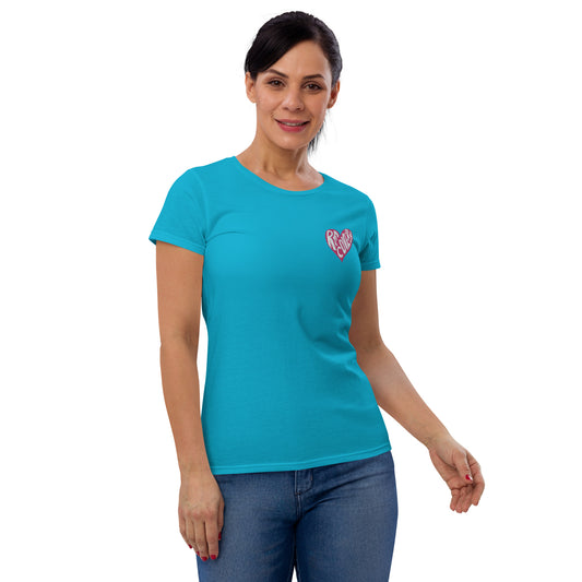 I Love Recovery Heart - Women's short sleeve t-shirt