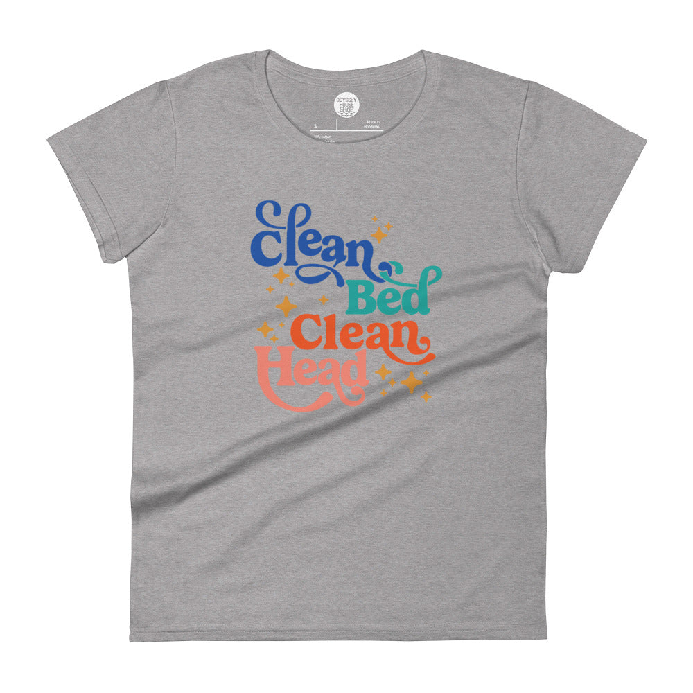 Clean Bed Clean Head Maxim Women's short sleeve t-shirt