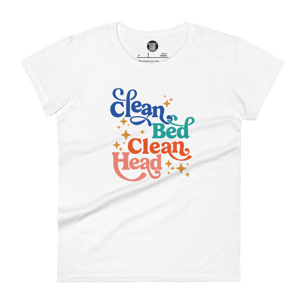 Clean Bed Clean Head Maxim Women's short sleeve t-shirt