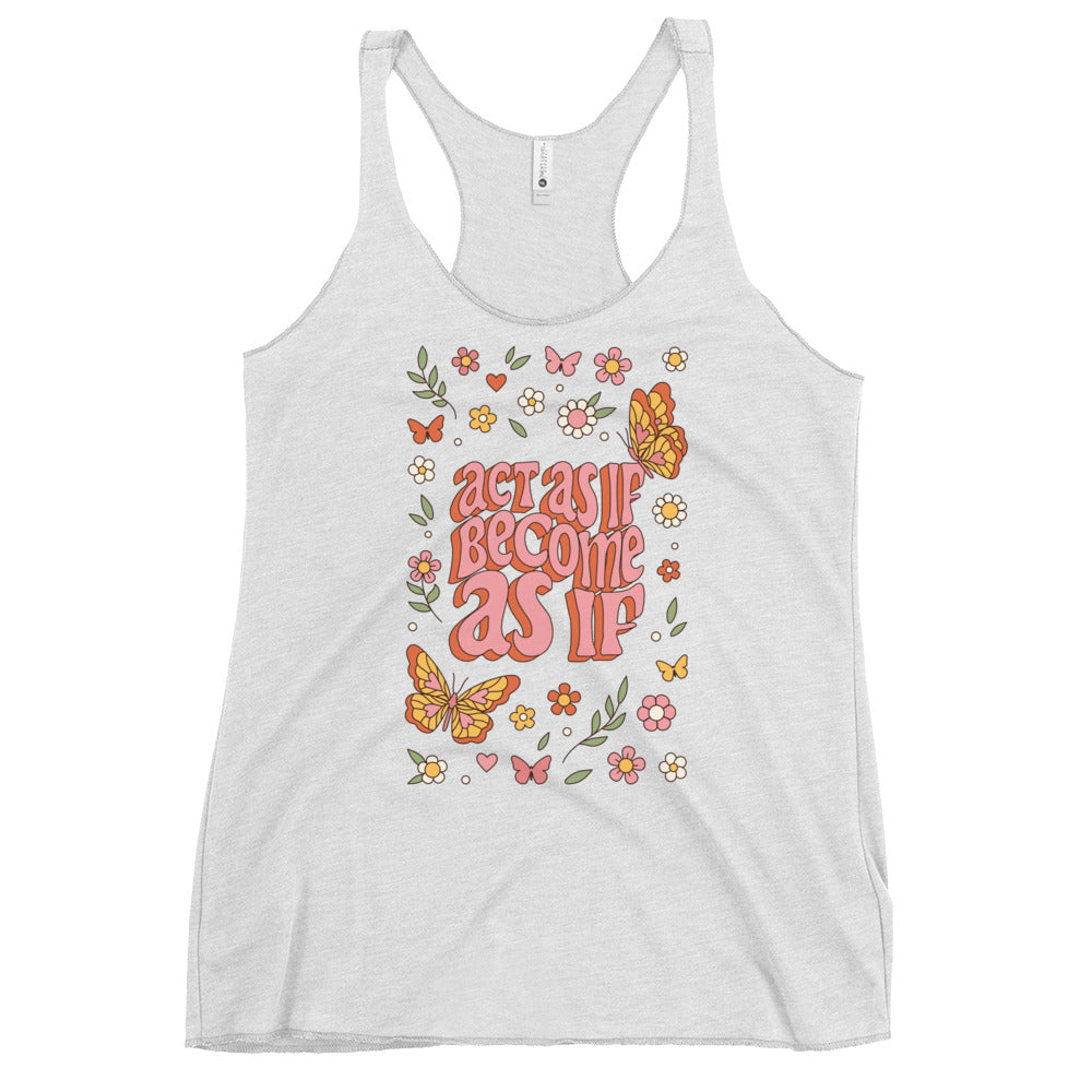 Act as if Maxim Women's Racerback Tank