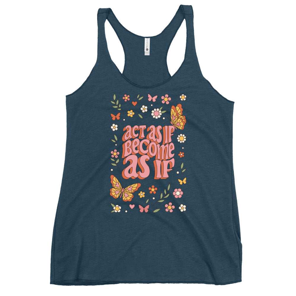 Act as if Maxim Women's Racerback Tank