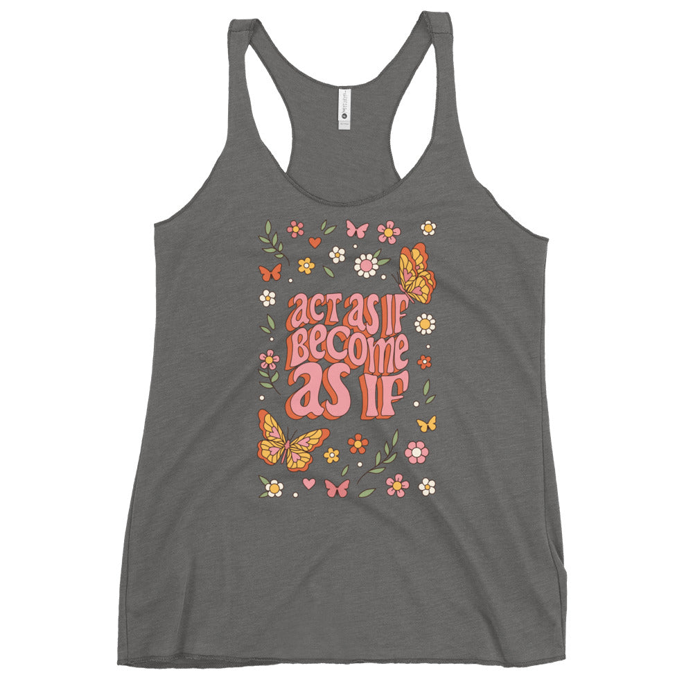 Act as if Maxim Women's Racerback Tank