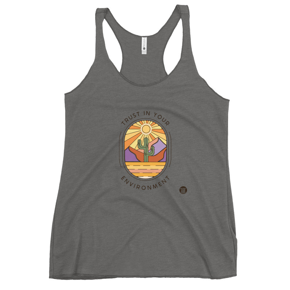 Trust in your Environment Maxim Women's Racerback Tank