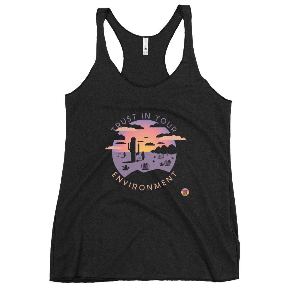 Trust in your Environment Maxim Women's Racerback Tank