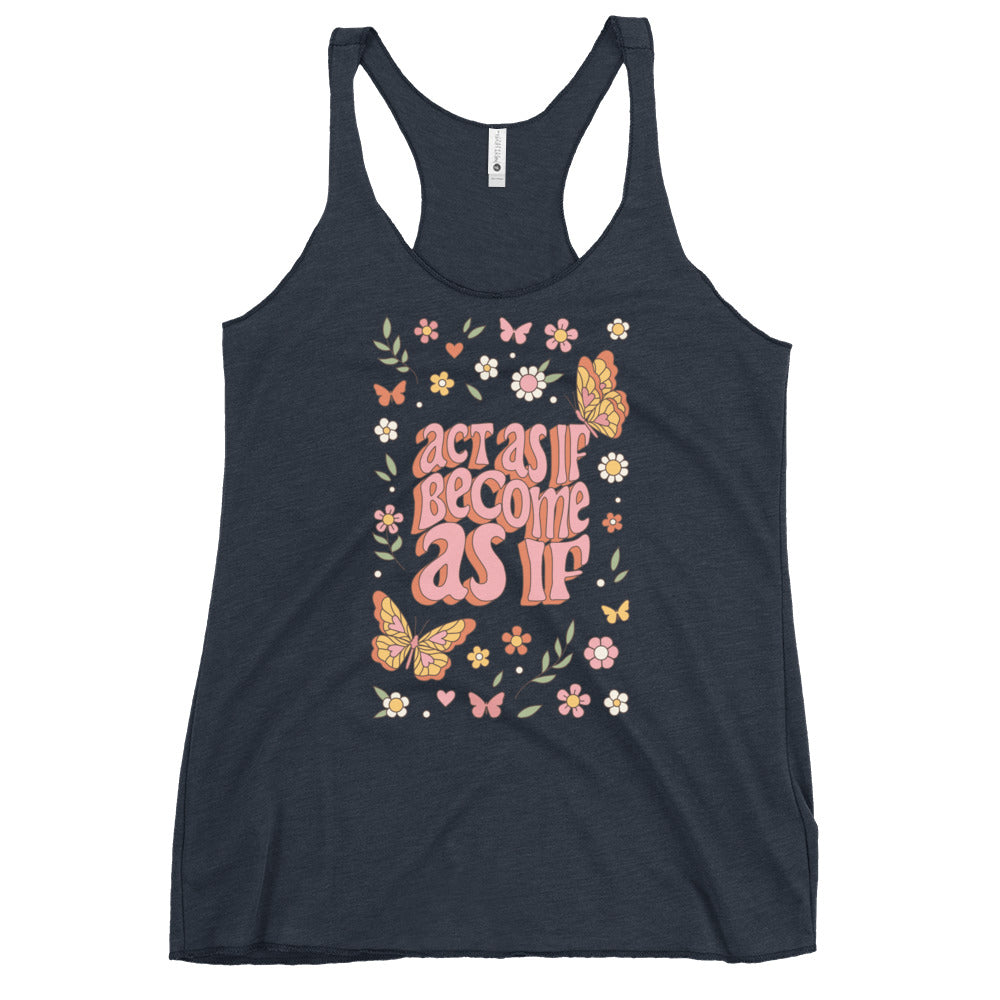 Act as if Maxim Women's Racerback Tank