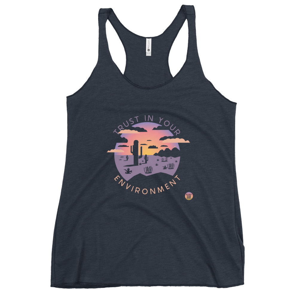Trust in your Environment Maxim Women's Racerback Tank