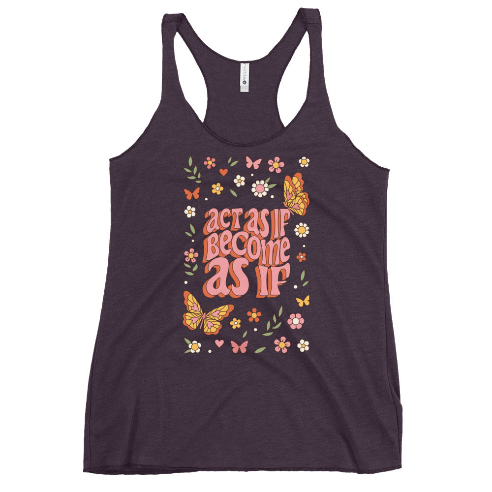 Act as if Maxim Women's Racerback Tank
