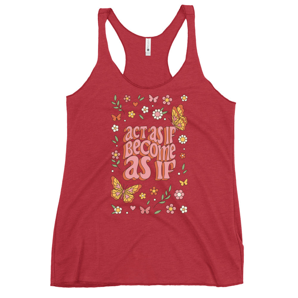 Act as if Maxim Women's Racerback Tank