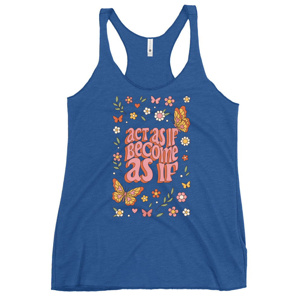 Act as if Maxim Women's Racerback Tank