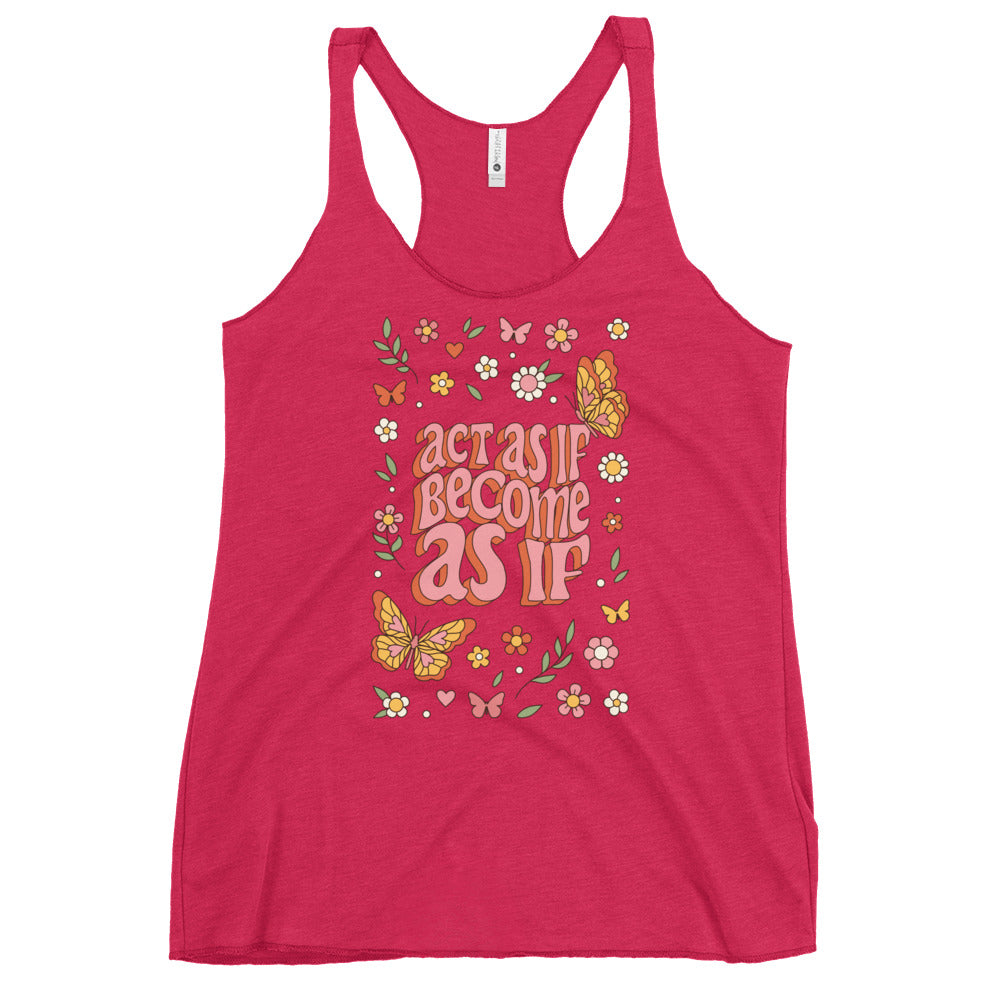 Act as if Maxim Women's Racerback Tank