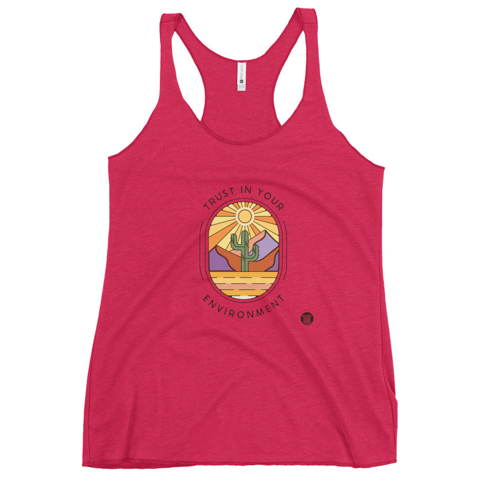 Trust in your Environment Maxim Women's Racerback Tank